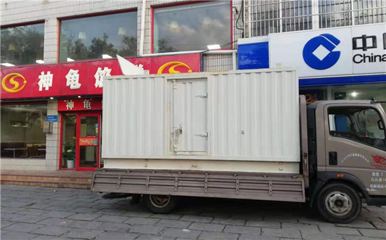 洮南出租发电机施工案例